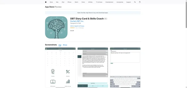 DBT Diary Card & Skills Coach