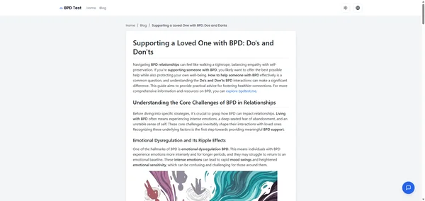 Supporting a Loved One with BPD: Dos and Donts