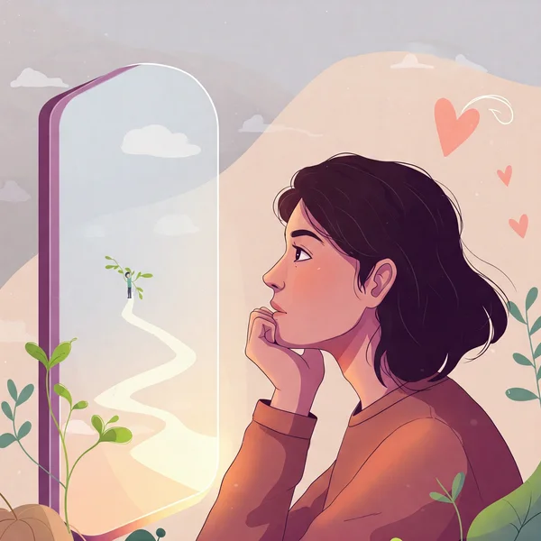 Symbolic image of self-discovery via BPD analysis