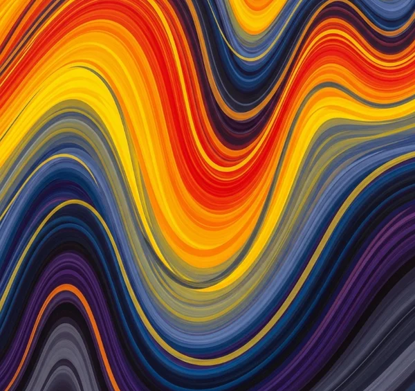 Abstract representation of intense emotional swings