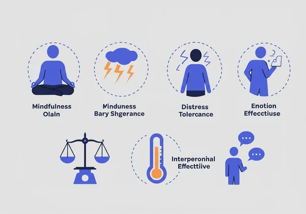 Mindfulness, Regulation, Tolerance.